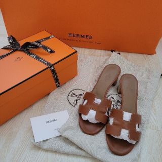 エルメス(Hermes)のエルメス HERMES オアジス ゴールド(サンダル)