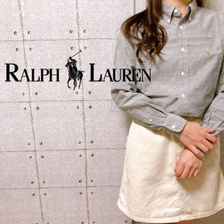 ラルフローレン(Ralph Lauren)のRalph Lauren ラルフローレン 長袖シャツ　ワンポイント　刺繍ロゴ(シャツ/ブラウス(半袖/袖なし))