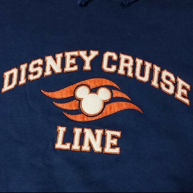 Disneyディズニークルーズライン パーカー  刺繍ロゴ ビッグシルエット 2