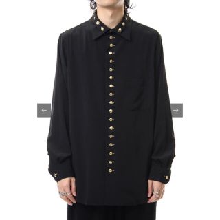 注意‼︎【訳アリ特価】yohji yamamoto　19aw 金ボタンシャツ