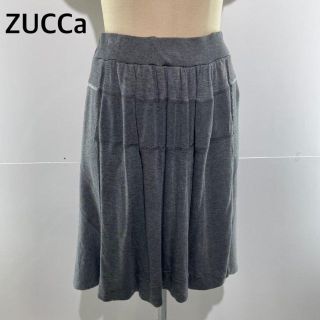ズッカ(ZUCCa)のZUCCa ズッカ 異素材切替スカート(ひざ丈スカート)