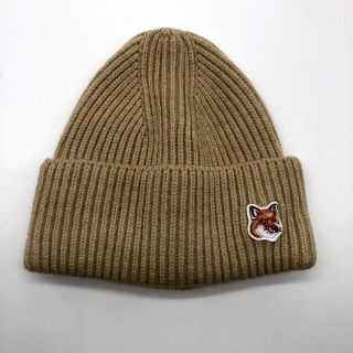 メゾンキツネ(MAISON KITSUNE')のユニセックス メゾンキツネ　maisonkitsune　刺繍　ニットキャップ(ニット帽/ビーニー)