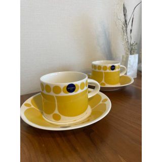 アラビア(ARABIA)の新品　2客スンヌンタイ　カップ　ソーサー(食器)