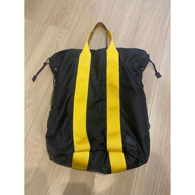 【美品】  MARNI / マルニ | × PORTER / ポーター コラボ 2way BACK PACK コラボ バックパック ユニセックス | ー | オリーブ/イエロー | メンズ