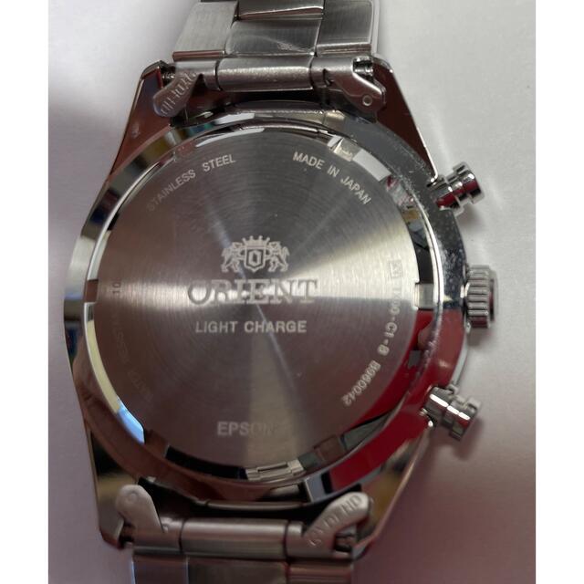 ORIENT(オリエント)のオリエント　セイコー　エプソン　クロノグラフ　ソーラー　腕時計　WV0021TX メンズの時計(腕時計(アナログ))の商品写真