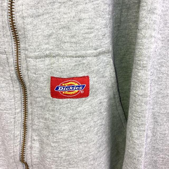 Dickies(ディッキーズ)の希少 90s ディッキーズ フルジップパーカー タグロゴ ビッグシルエット メンズのトップス(パーカー)の商品写真