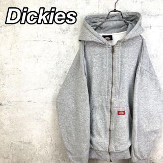 ディッキーズ(Dickies)の希少 90s ディッキーズ フルジップパーカー タグロゴ ビッグシルエット(パーカー)