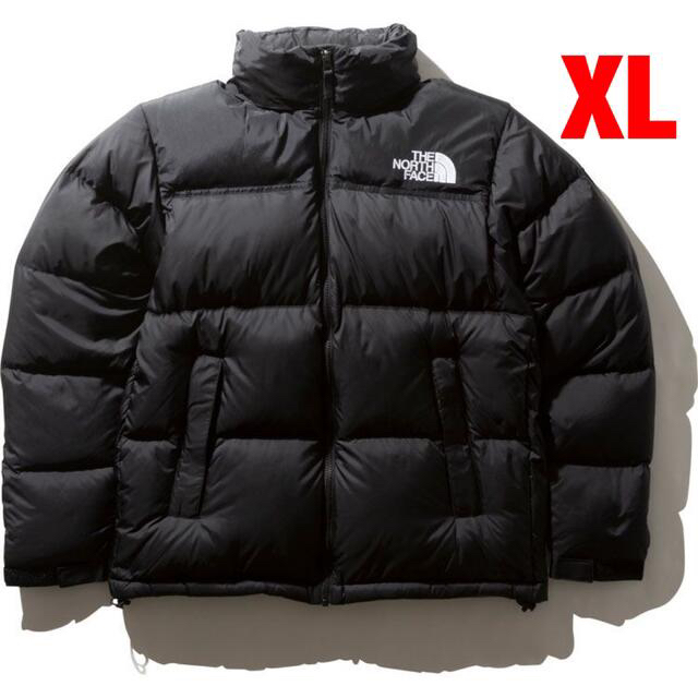 THE NORTH FACE(ザノースフェイス)のXL ノースフェイス ヌプシジャケット ブラック Nuptse メンズのジャケット/アウター(ダウンジャケット)の商品写真