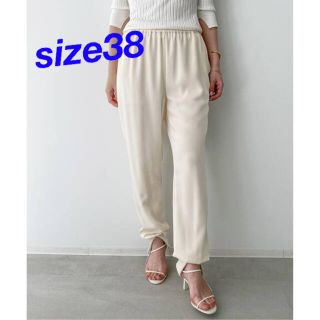 アパルトモンドゥーズィエムクラス(L'Appartement DEUXIEME CLASSE)の新品【Col Pierrot /コル ピエロ】Rib Pants size38(カジュアルパンツ)