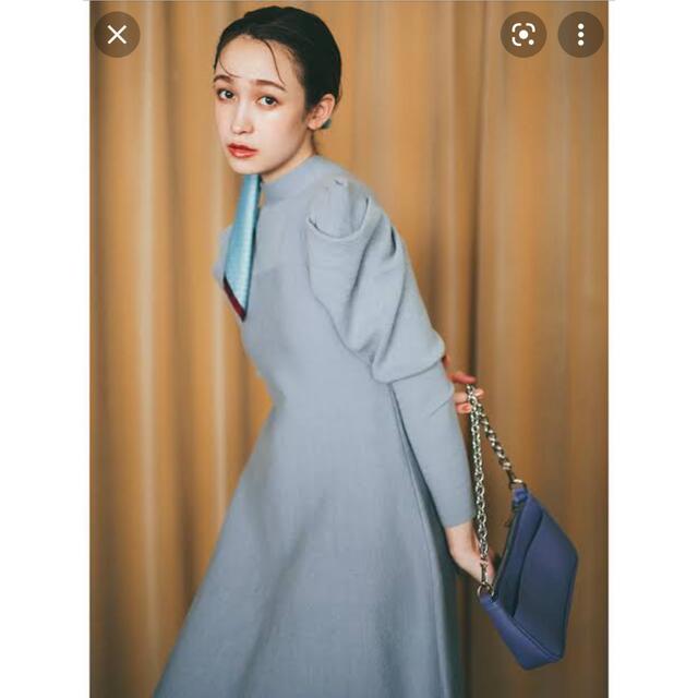 Lily Brown 新品❤︎リリーブラウン バックリボンAラインニットワンピースの通販 by ちびうさshop????｜リリーブラウンならラクマ