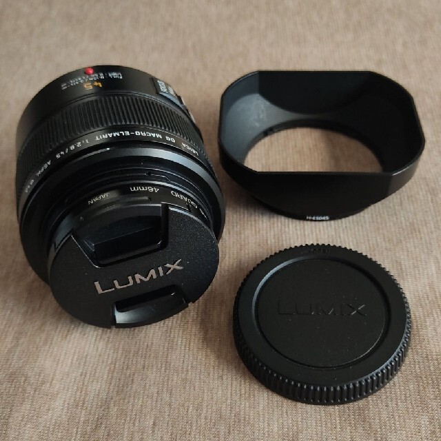 Panasonic(パナソニック)のLEICA DG MACRO-ELMARIT45mm F2.8 スマホ/家電/カメラのカメラ(レンズ(単焦点))の商品写真