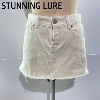 スタニングルアー(STUNNING LURE)のSTUNNING LURE スタニングルアー カラーデニムミニスカート(ミニスカート)