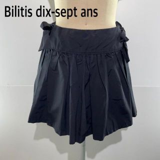 ビリティスディセッタン(Bilitis dix-sept ans)のBilitis dix-sept ans ビリティスディ サイドリボンスカート(ミニスカート)