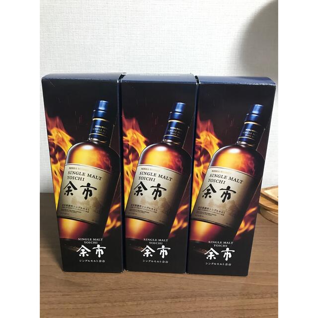 ニッカウヰスキー シングルモルト 余市 700ml ×3本セット