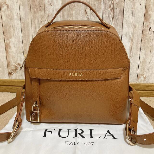 FURLA フルラ パイパー L オレンジ PIPER