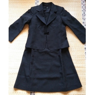 【再値下❗】婦人用 ブラックフォーマルスーツ ジャケット ワンピース(スーツ)