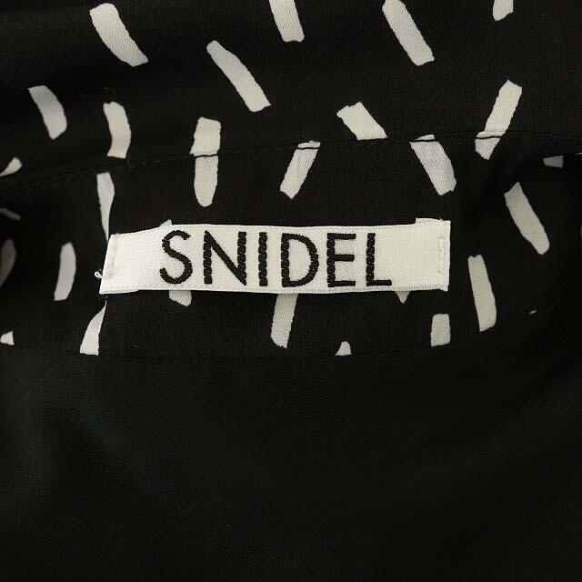スナイデル snidel 21AW ビッグカラークラシカルワンピース 0 黒 2