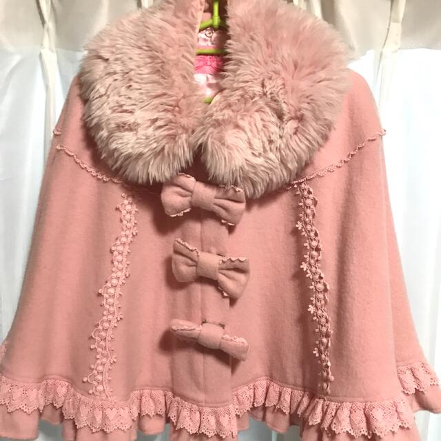 最終価格 Angelic Pretty fluffy heart コート ピンク