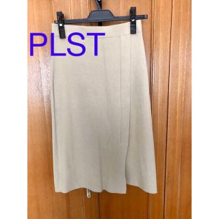 プラステ(PLST)の（再値下げ） PLST ニットスカート(ひざ丈スカート)