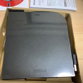 バッファロー(Buffalo)のBUFFALO ポータブルDVDドライブ USB3.1(Gen1)/3.0 ブラ(PC周辺機器)