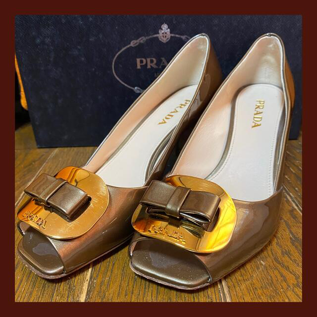 PRADA - PRADA パンプス (未使用に近い) 23.5の通販 by w's shop｜プラダならラクマ