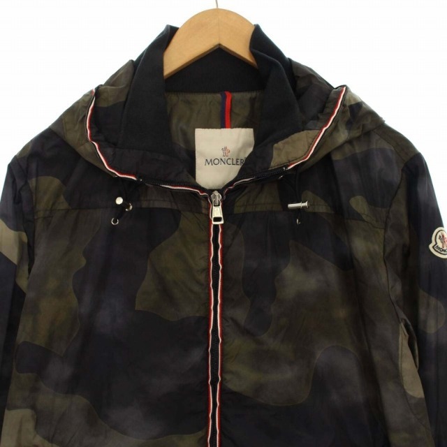 MONCLER(モンクレール)のモンクレール NATH GIUBBOTTO ナイロンジャケット 迷彩 3 カーキ メンズのジャケット/アウター(ブルゾン)の商品写真