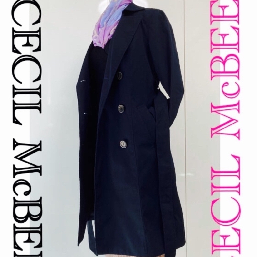 CECIL McBEE(セシルマクビー)のCECIL McBEE暖かいイナー付ダブルトレンチコート レディースのジャケット/アウター(トレンチコート)の商品写真