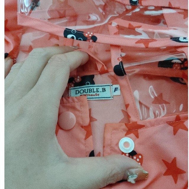 DOUBLE.B(ダブルビー)のダブルビー☆レインポンチョ キッズ/ベビー/マタニティのベビー服(~85cm)(その他)の商品写真