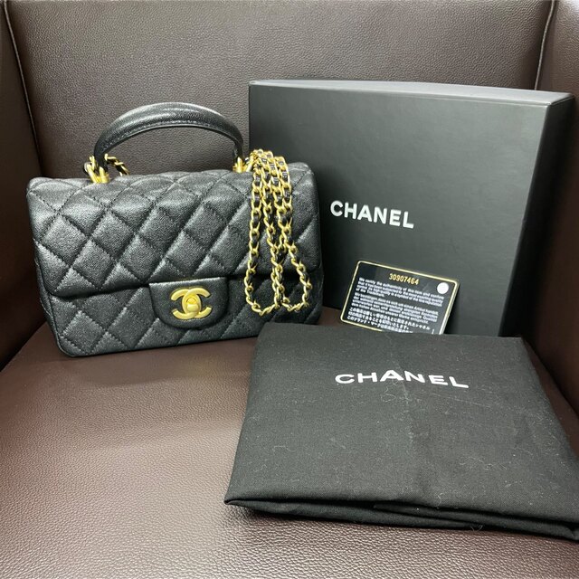 CHANEL(シャネル)のCHANEL　 トップハンドル ミニ マトラッセ フラップ　 2WAYバッグ レディースのバッグ(ショルダーバッグ)の商品写真