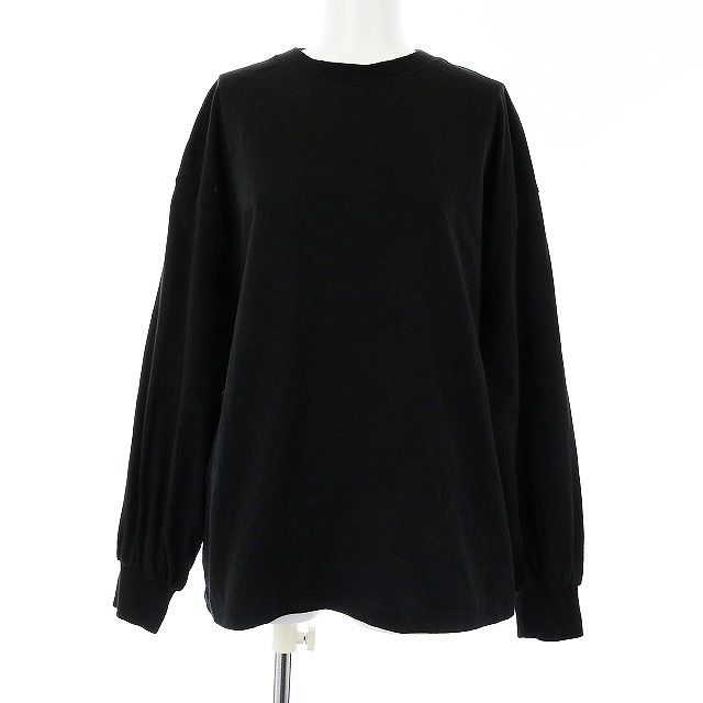 ハイク HYKE Tシャツ 長袖 カットソー 1 S 黒 ブラック /HZ1 Tシャツ(長袖+七分)