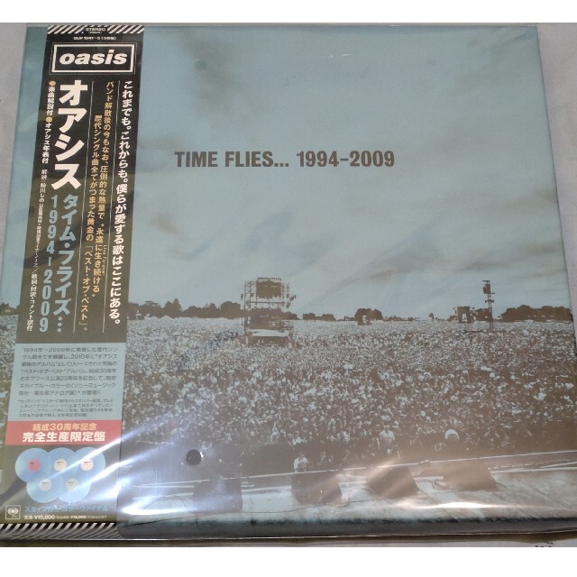 OASIS Time Flies1994-2009 (国内盤)レコード オ OASIS Time Flies1994-2009 (国内盤)レコード オ