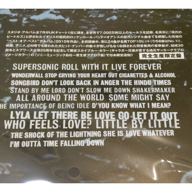 OASIS Time Flies1994-2009 (国内盤)レコード オ OASIS Time Flies1994-2009 (国内盤)レコード オ