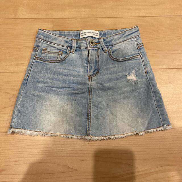 ZARA KIDS(ザラキッズ)のZARA kidsデニムスカート116 キッズ/ベビー/マタニティのキッズ服女の子用(90cm~)(スカート)の商品写真