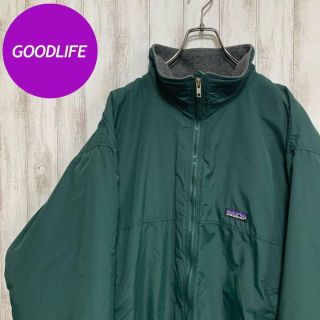 パタゴニア(patagonia)の【希少サイズ】 USA製 パタゴニア 90s 人気色 シェルドシンチラ 緑(ブルゾン)