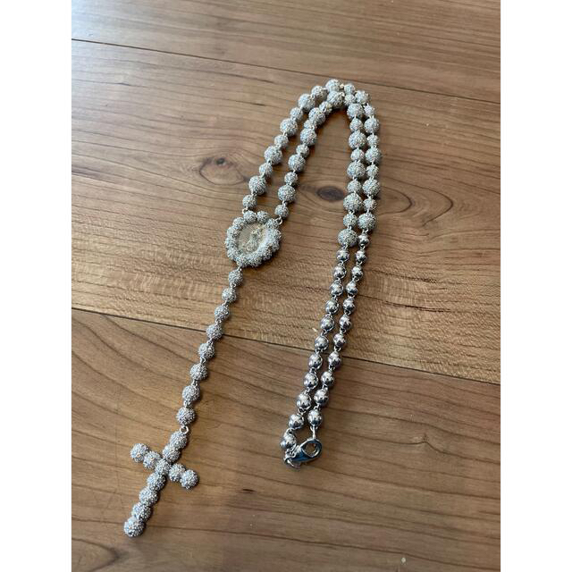ロザリオ ブリンブリン 数珠 マリア ネックレス 十字架 クロス  メンズのアクセサリー(ネックレス)の商品写真