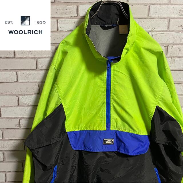 WOOLRICH(ウールリッチ)の90s 古着 ウールリッチ ハーフジップ ナイロン ビッグシルエット メンズのジャケット/アウター(ナイロンジャケット)の商品写真