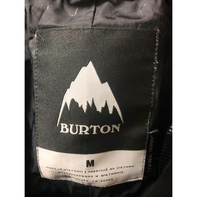 BURTON(バートン)のスノーボード ブラック 黒 ウェア メンズ M BURTON バートン スノボ スポーツ/アウトドアのスノーボード(ウエア/装備)の商品写真