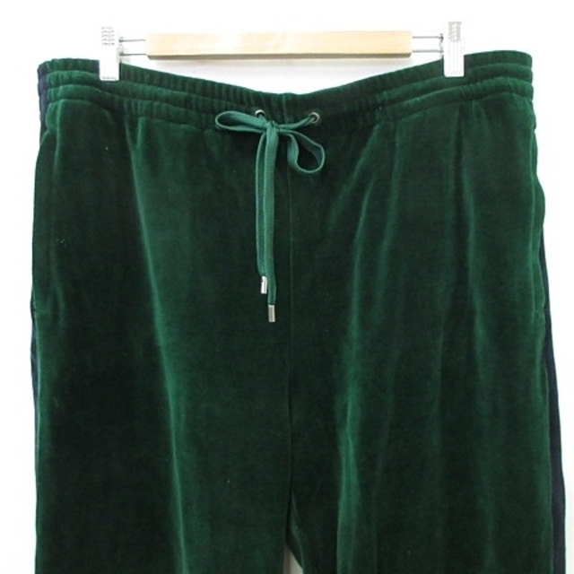 Gucci(グッチ)のグッチ GUCCI パンツ ジャージ ベロア 刺繍 花柄 グリーン 緑 XXXL メンズのパンツ(スラックス)の商品写真
