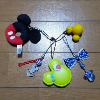 ディズニーキャラクターミラーキーホルダーセット