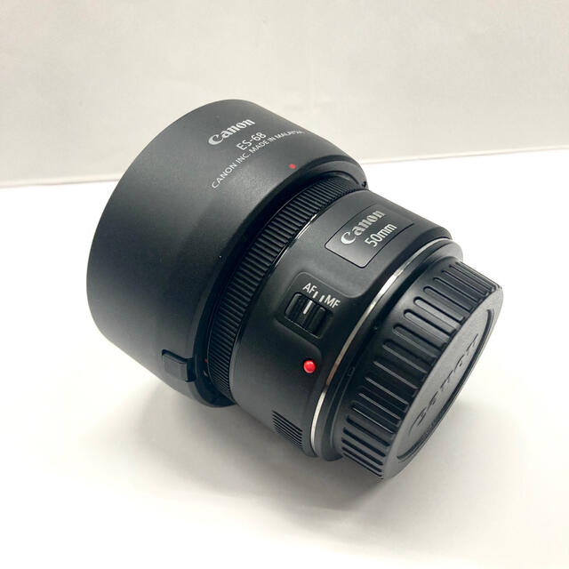 Canon EF LENS 50mm 1:1.8 STM ES-68 付属品あり Canon EF LENS 50mm 1:1.8 STM ES-68 付属品あり