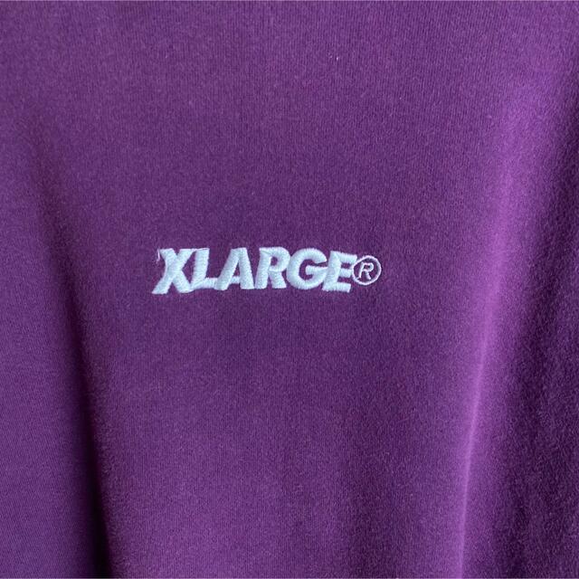 ではフォロ XLARGE 超希少カラー の通販 by avancer｜エクストララージならラクマ - エクストララージ☆センター刺繍ロゴ入りパーカー られる