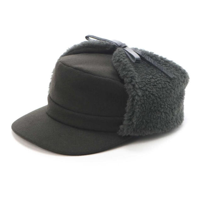 Yohji Yamamoto(ヨウジヤマモト)の試着のみ　Y's BOA WOOL EAR CAP  ボア ウールキャップ レディースの帽子(キャップ)の商品写真