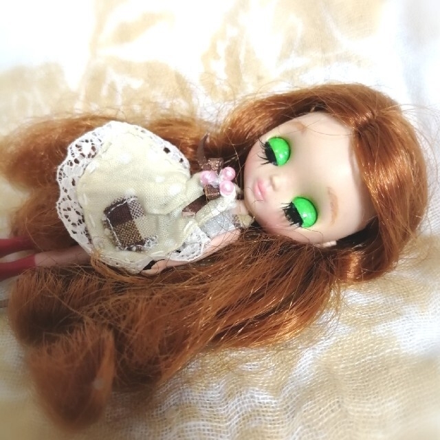 本体のみです カスタム 優しい プチブライス ブロンド ロングヘア blyth