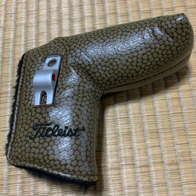 ゴルフSCOTTY CAMERON パターカバー　グリーンフォーク付き