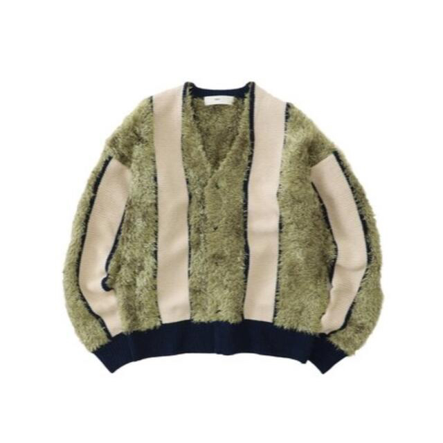 TOGA VIRILIS Stripe knit cardigan 21AW 大量入荷 www.gold-and-wood.com