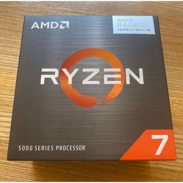 【国内正規品】AMD CPU Ryzen 7 5700Gスマホ/家電/カメラ