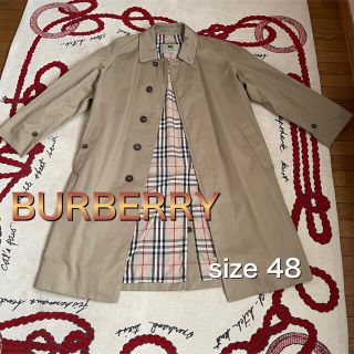 バーバリー(BURBERRY)の【未使用】《BURBERRY》スプリングコート　メンズサイズ48（L）(ステンカラーコート)