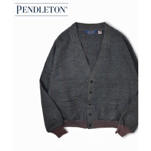 PENDLETON(ペンドルトン)の90s USA製 PENDLETON ペンドルトン ウール ニット カーディガン メンズのトップス(カーディガン)の商品写真