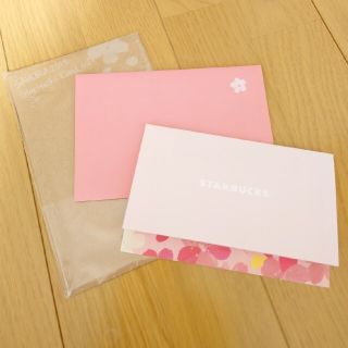 スターバックスコーヒー(Starbucks Coffee)のスターバックス 桜 2019 カードなし ギフト 封筒 メッセージ(カード/レター/ラッピング)