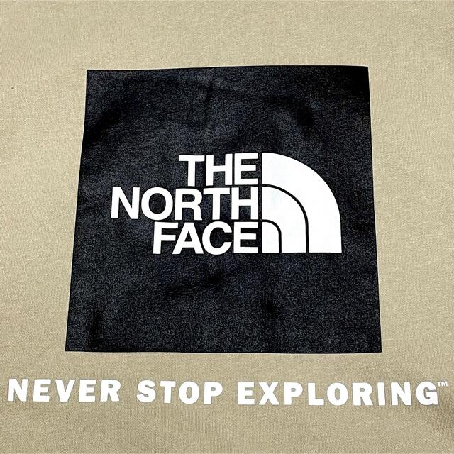 THE NORTH FACE(ザノースフェイス)のベージュ BOX ☆ ノースフェイス BOX パーカー FLAX  3XL 黒 メンズのトップス(パーカー)の商品写真